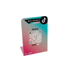 TikTok NFC QR + Stands