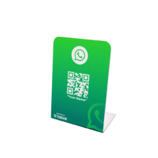 WhatsApp NFC QR + Stands